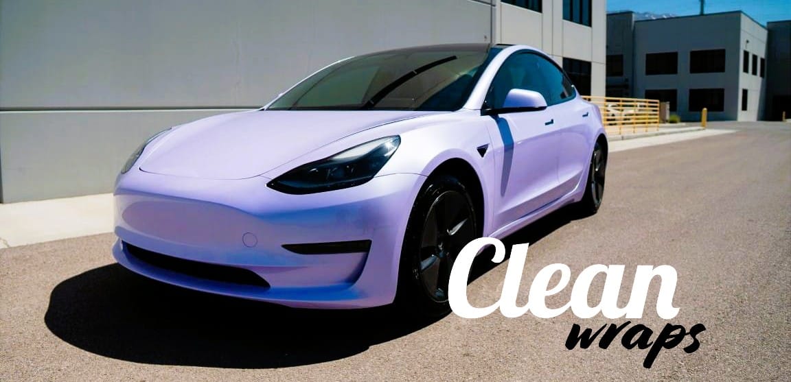 Clean Wraps American Fork Utah Purple Tesla
