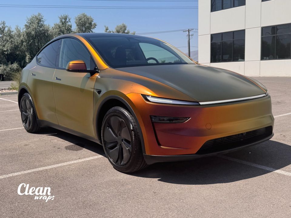 Tesla Car Wrap Utah by Clean Wraps in American Fork